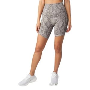 Balance Athletica Gray Boa Ascend Snake Print Rider Shorts